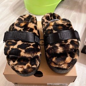 UGG Fluffita panther print in butterscotch